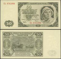 50 złotych 1.07.1948, seria EL, numeracja 676100