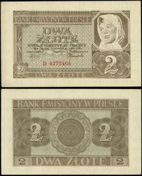 2 złote 1.03.1940, seria D, numeracja 4273464, z