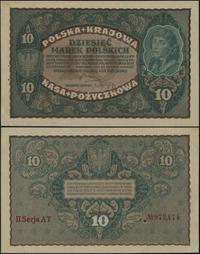 10 marek polskich 23.08.1919, seria II-AT, numer