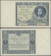 5 złotych 2.01.1930, seria CG., numeracja 406294