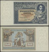 20 złotych 20.06.1931, seria BH., numeracja 3174