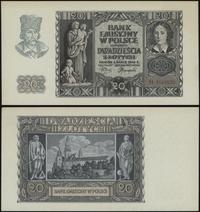 20 złotych 1.03.1940, seria H, numeracja 9164830