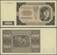 500 złotych 1.07.1948, seria CC, numeracja 79613