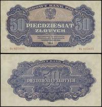 50 złotych 1944, seria TA, numeracja 825033, w k