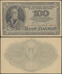 100 marek polskich 15.02.1919, seria AD, numerac