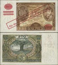 100 złotych 1940 (2.06.1932), seria AN., numerac