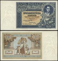 20 złotych 20.06.1931, seria CO., numeracja 8647