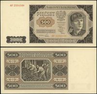500 złotych 1.07.1948, seria AF, numeracja 23343