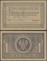 1 marka polska 17.05.1919, seria IAD, numeracja 