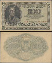 100 marek polskich 15.02.1919, seria F, numeracj