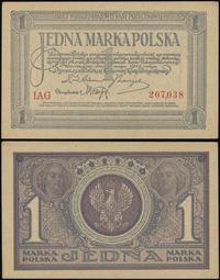 1 marka polska 17.05.1919, seria IAG, numeracja 