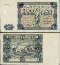 500 złotych 15.07.1947, seria L, numeracja 62816