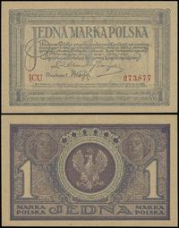 1 marka polska 17.05.1919, seria ICU, numeracja 
