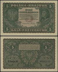 5 marek polskich 23.08.1919, seria II-M, numerac