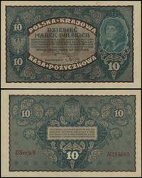 10 marek polskich 23.08.1919, seria II-R, numera