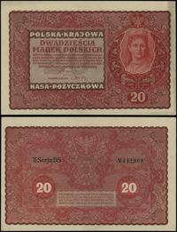20 marek polskich 23.08.1919, seria II-BS, numer