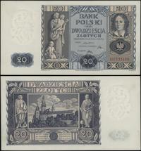 20 złotych 11.11.1936, seria BI, numeracja 75354