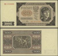 500 złotych 1.07.1948, seria BZ, numeracja 97333