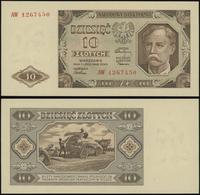 10 złotych 1.07.1948, seria AW, numeracja 126745