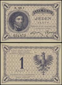 1 złoty 28.02.1919, seria 65 I, numeracja 024873