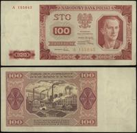 100 złotych 1.07.1948, seria A, numeracja 155843