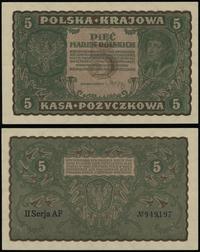 5 marek polskich 23.08.1919, seria II-AF, numera