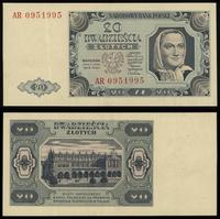 20 złotych 1.07.1948, seria AR, numeracja 095199