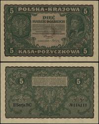5 marek polskich 23.08.1919, seria II-BC, numera