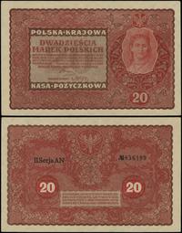 20 marek polskich 23.08.1919, seria II-AN, numer