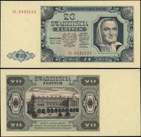 20 złotych 1.07.1948, seria CL, numeracja 644213