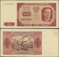 100 złotych 1.07.1948, seria CG, numeracja 59801