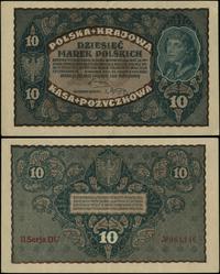 10 marek polskich 23.08.1919, seria II-DU, numer