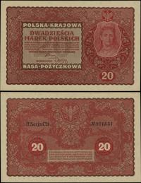 20 marek polskich 23.08.1919, seria II-CB, numer