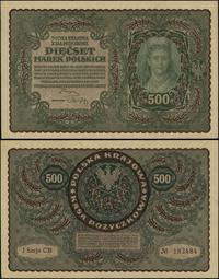 500 marek polskich 23.08.1919, seria I-CB, numer