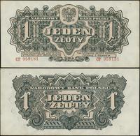 1 złoty 1944, w klauzuli "OBOWIĄZKOWYM", seria С