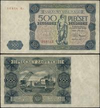 500 złotych 15.07.1947, seria K2, numeracja 3497