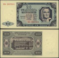 20 złotych 1.07.1948, seria HG, numeracja 285784