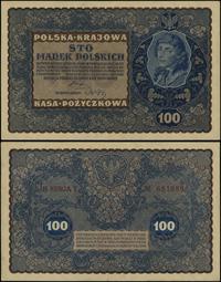 100 marek polskich 23.08.1919, seria IH-T, numer