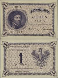 1 złoty 28.02.1919, seria 25 A, numeracja 006771