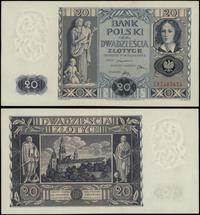 20 złotych 11.11.1936, seria CR, numeracja 74856