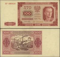 100 złotych 1.07.1948, seria EP, numeracja 48838