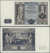 20 złotych 11.11.1936, seria BE, numeracja 37290