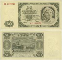 50 złotych 1.07.1948, seria DP, numeracja 239893