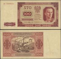 100 złotych 1.07.1948, seria AI, numeracja 72898
