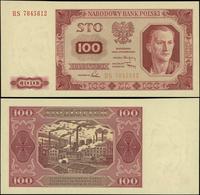 100 złotych 1.07.1948, seria HS, numeracja 78458