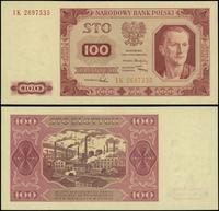 100 złotych 1.07.1948, seria IK, numeracja 26975