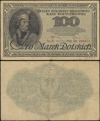 100 marek polskich 15.02.1919, seria S, numeracj