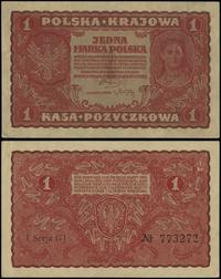 1 marka polska 23.08.1919, seria I-GJ, numeracja
