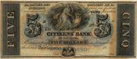 5 dolarów lata 18..., Citizen' s Bank of Louisia