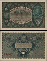 10 marek polskich 23.08.1919, seria II-EV, numer